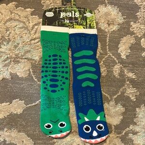 Pals Dinosaur and Crocodile Socks